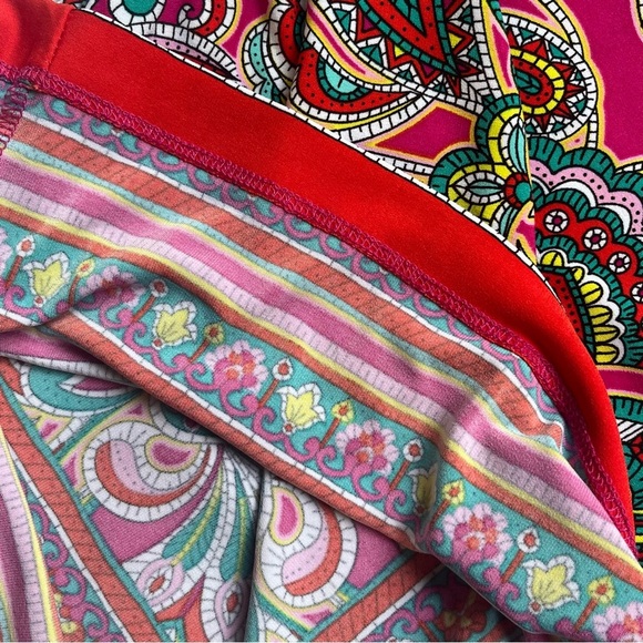 Liz Claiborne pink pattern dress size medium - Picture 4 of 7